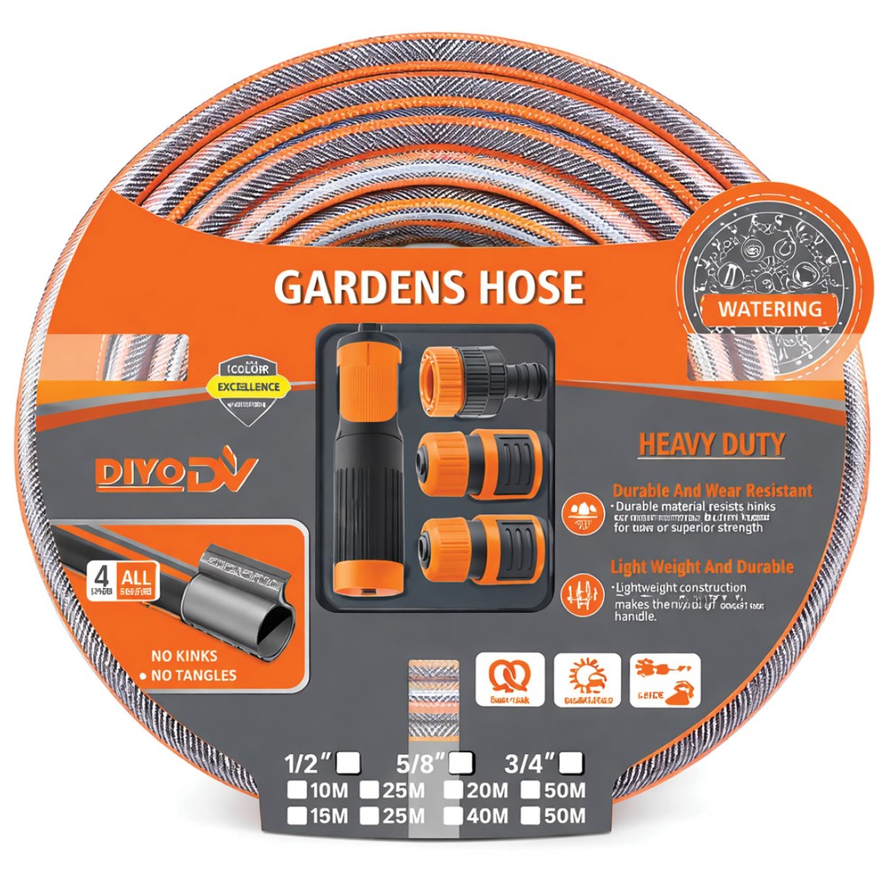 Garden Hose Pipe with Accessories 40m