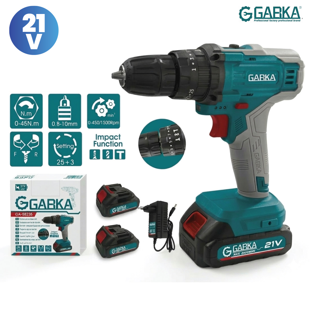 Cordless Drill 21V