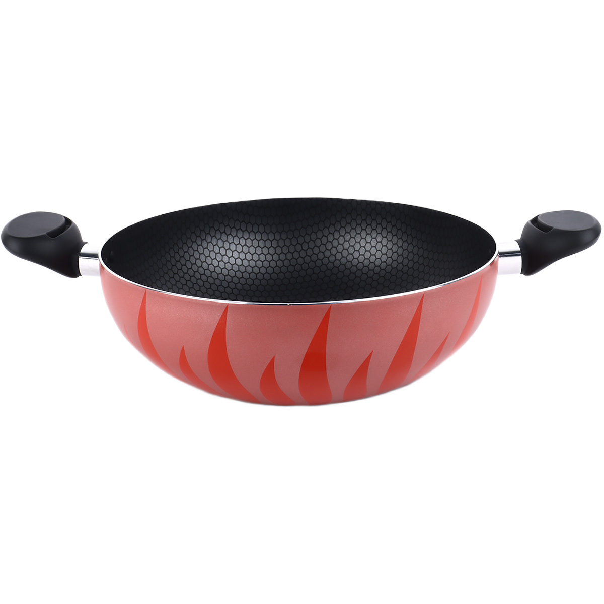 Double Handle Non-Stick Wok Pan