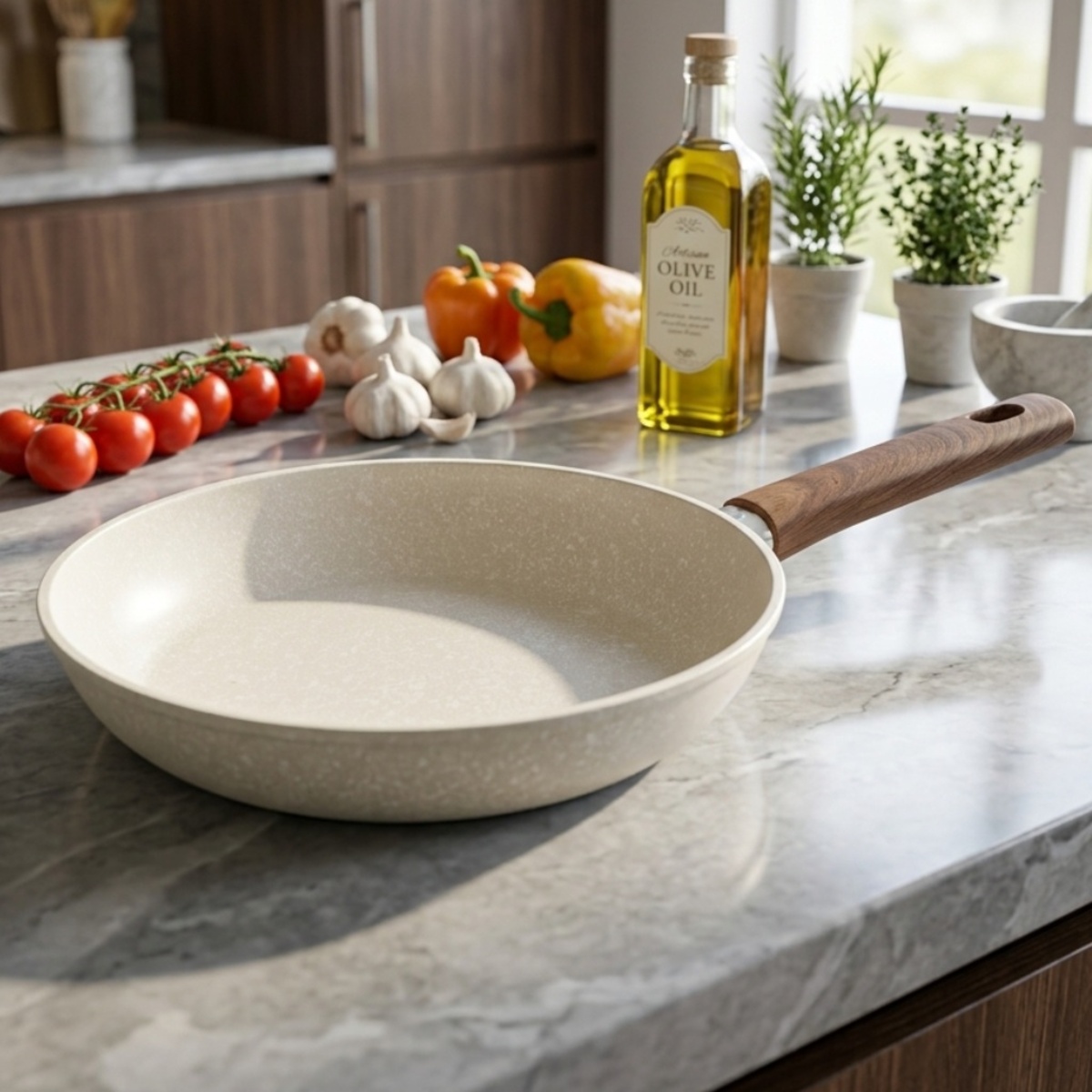 Induction Granite Fry Pan 22cm