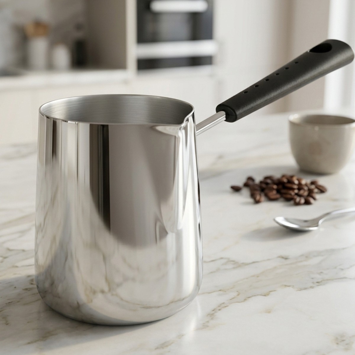 Stainless Steel Milk Warmer 350ml