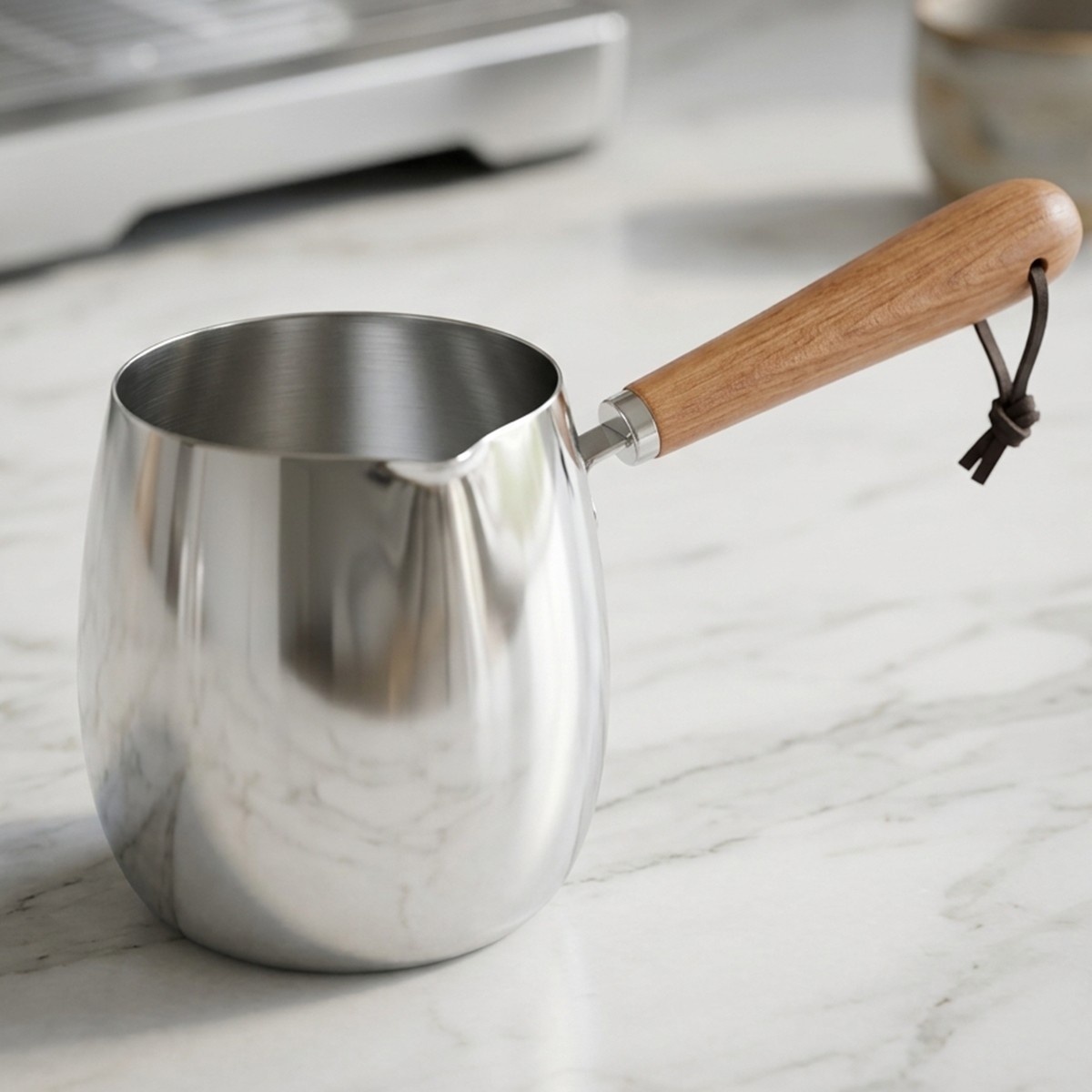 Stainless Steel Milk Warmer 600ml