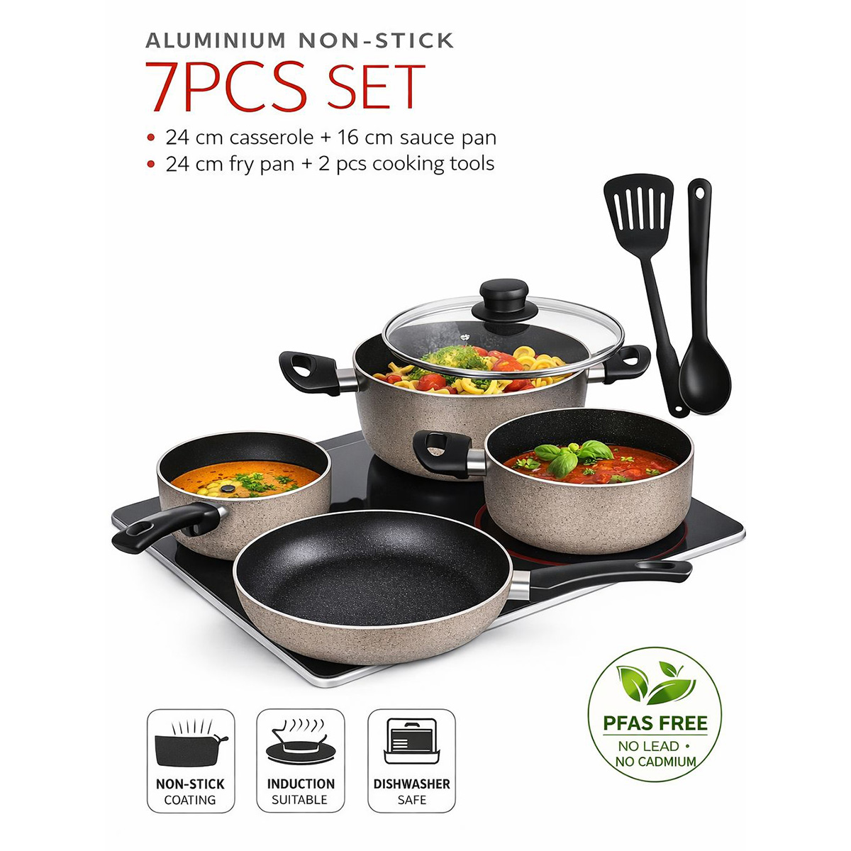 Granite Cookware Set 7 Piece
