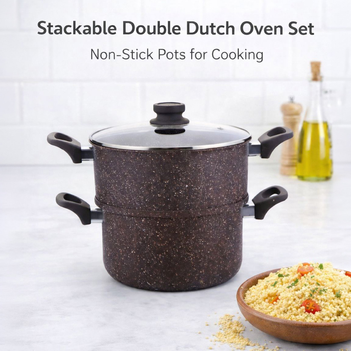 Granite Steamer 22cm