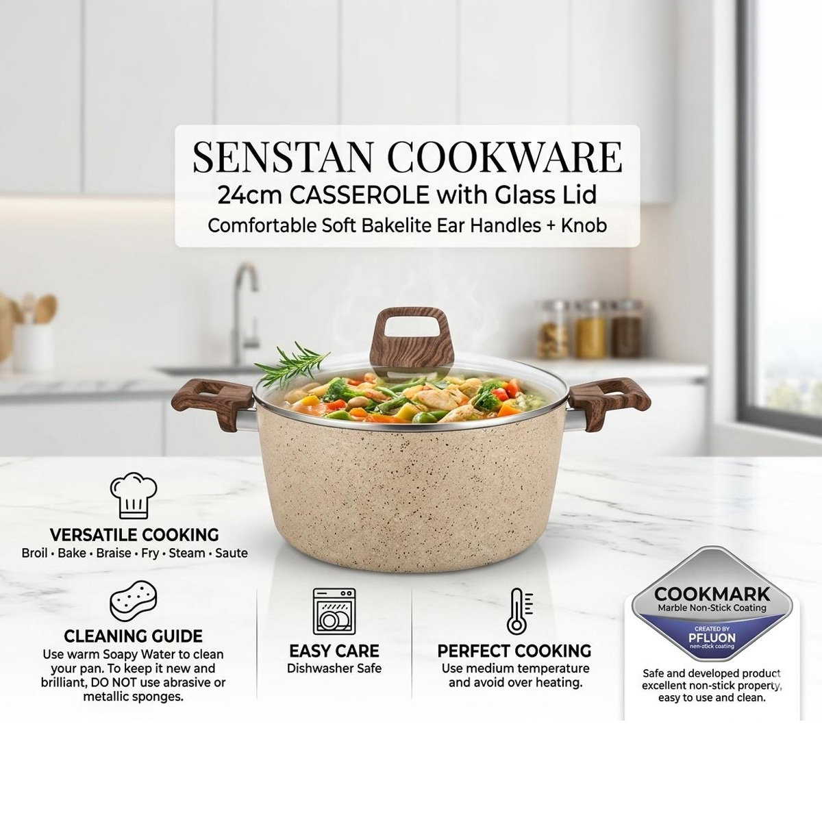 Granite Casserole 24cm