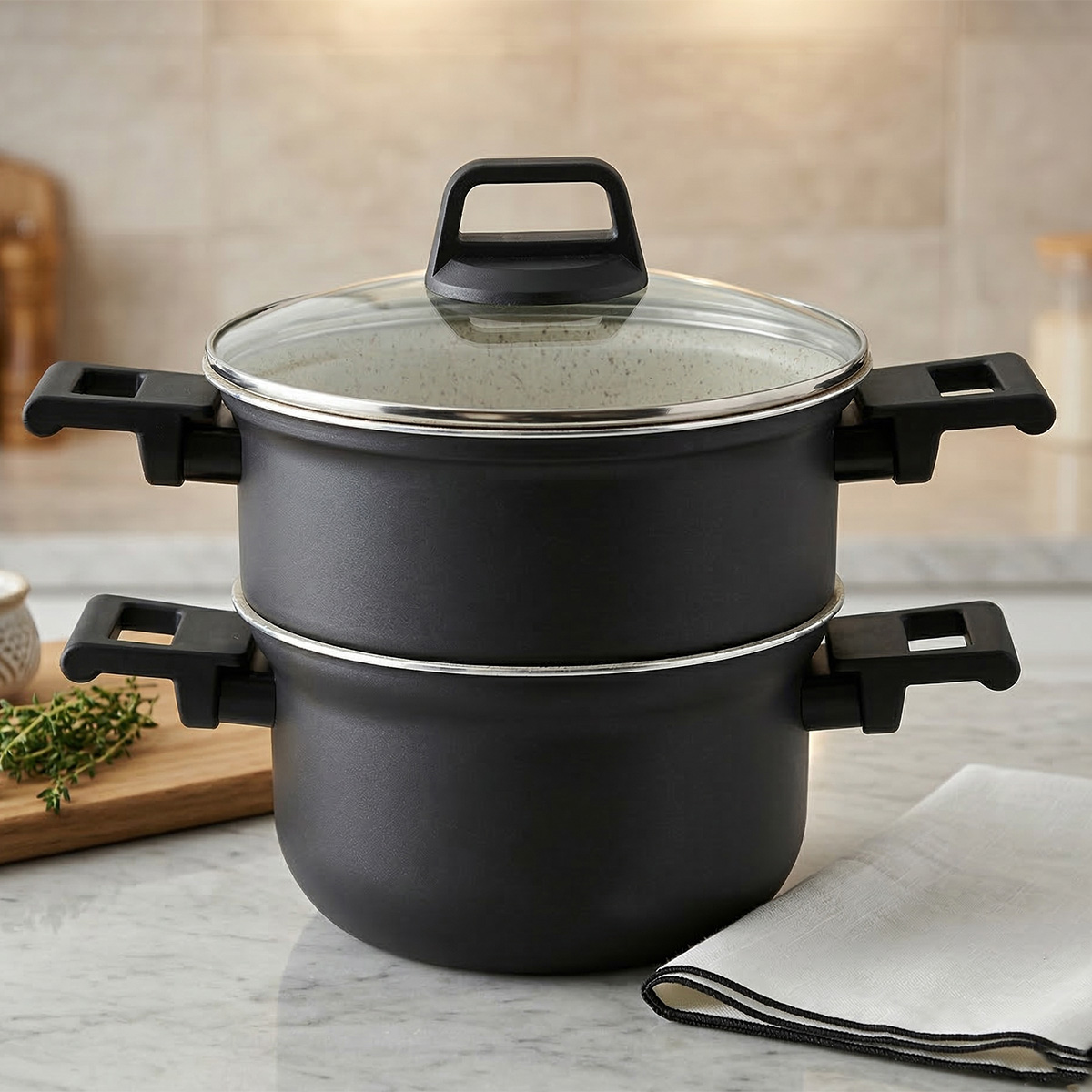 Granite Steamer 22cm