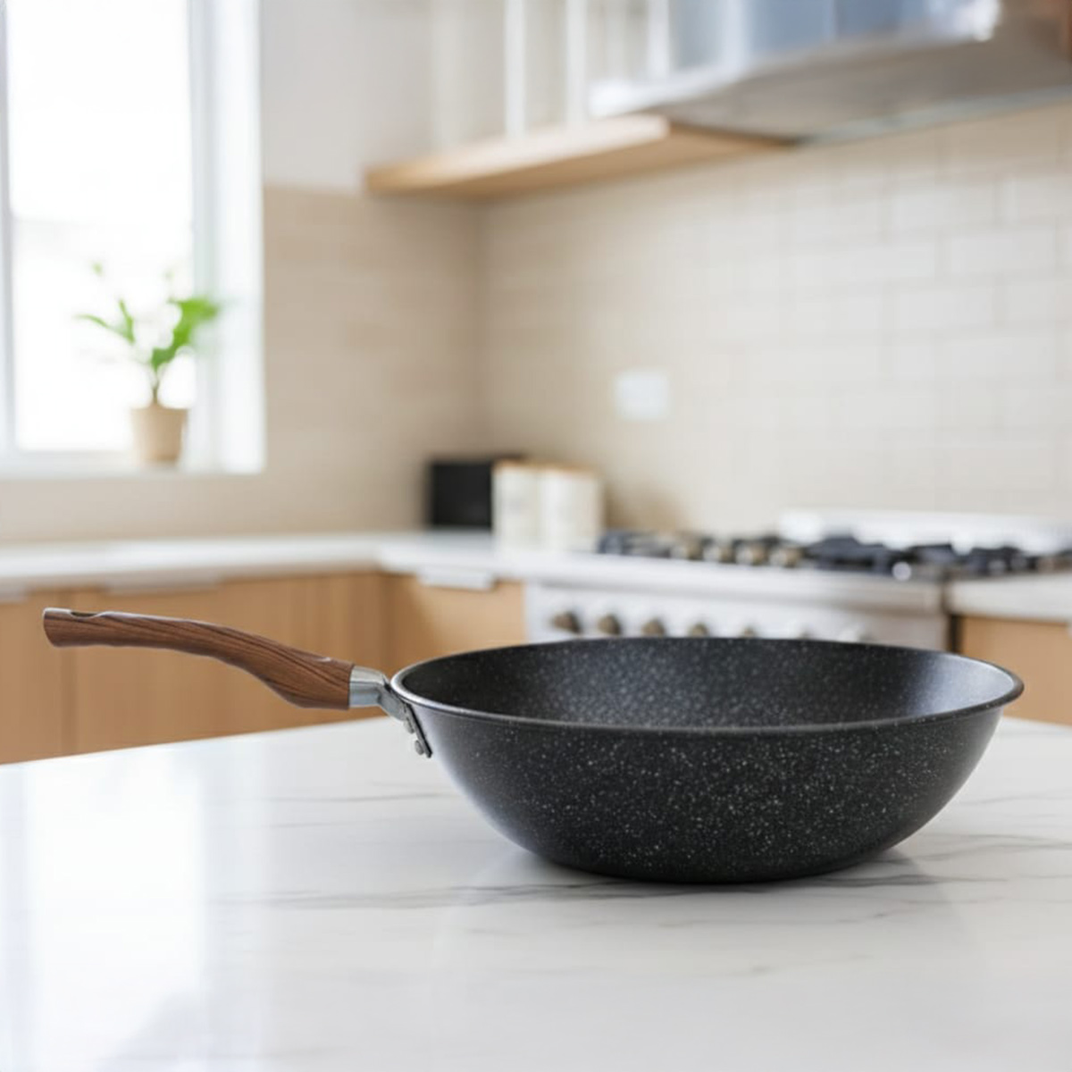 Granite Wok Pan 30cm