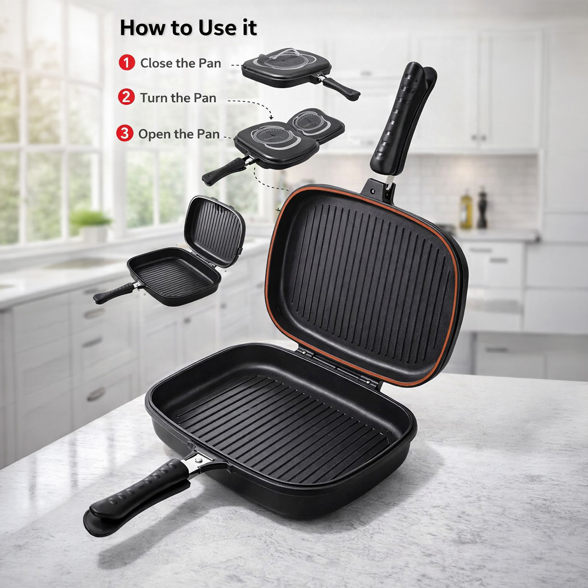 Double Fry Pan 36cm