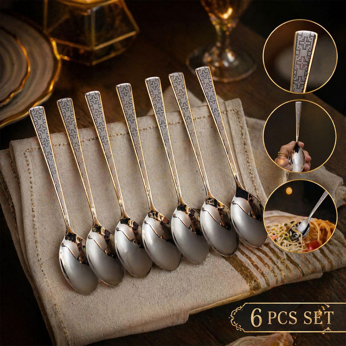 Dinner Spoon Set 6 Piece
