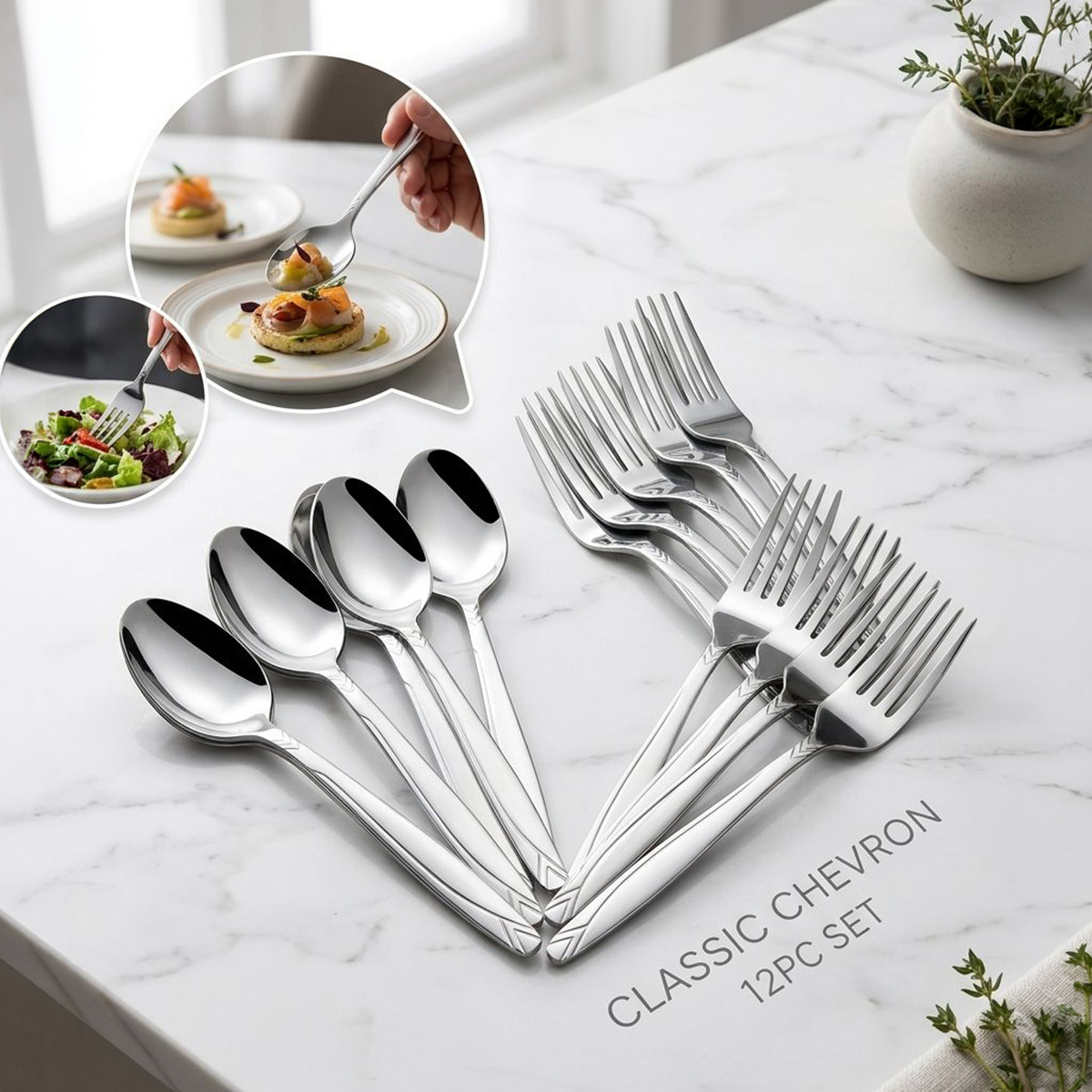 Cutlery Set with Box 12 Piece