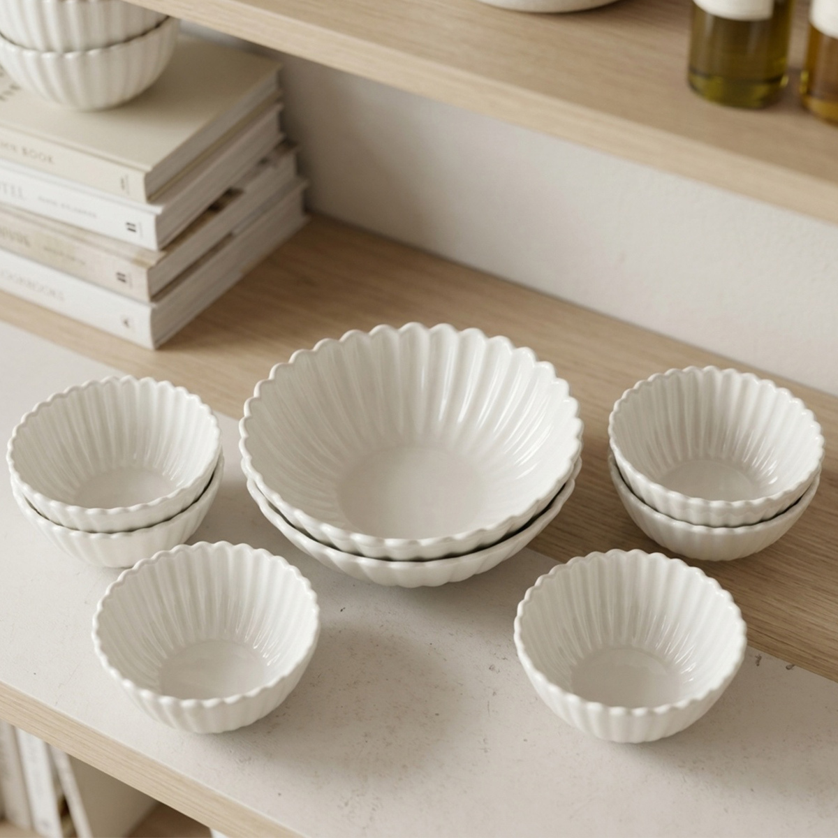 Ceramic Multi Bowl Set 8 Piece
