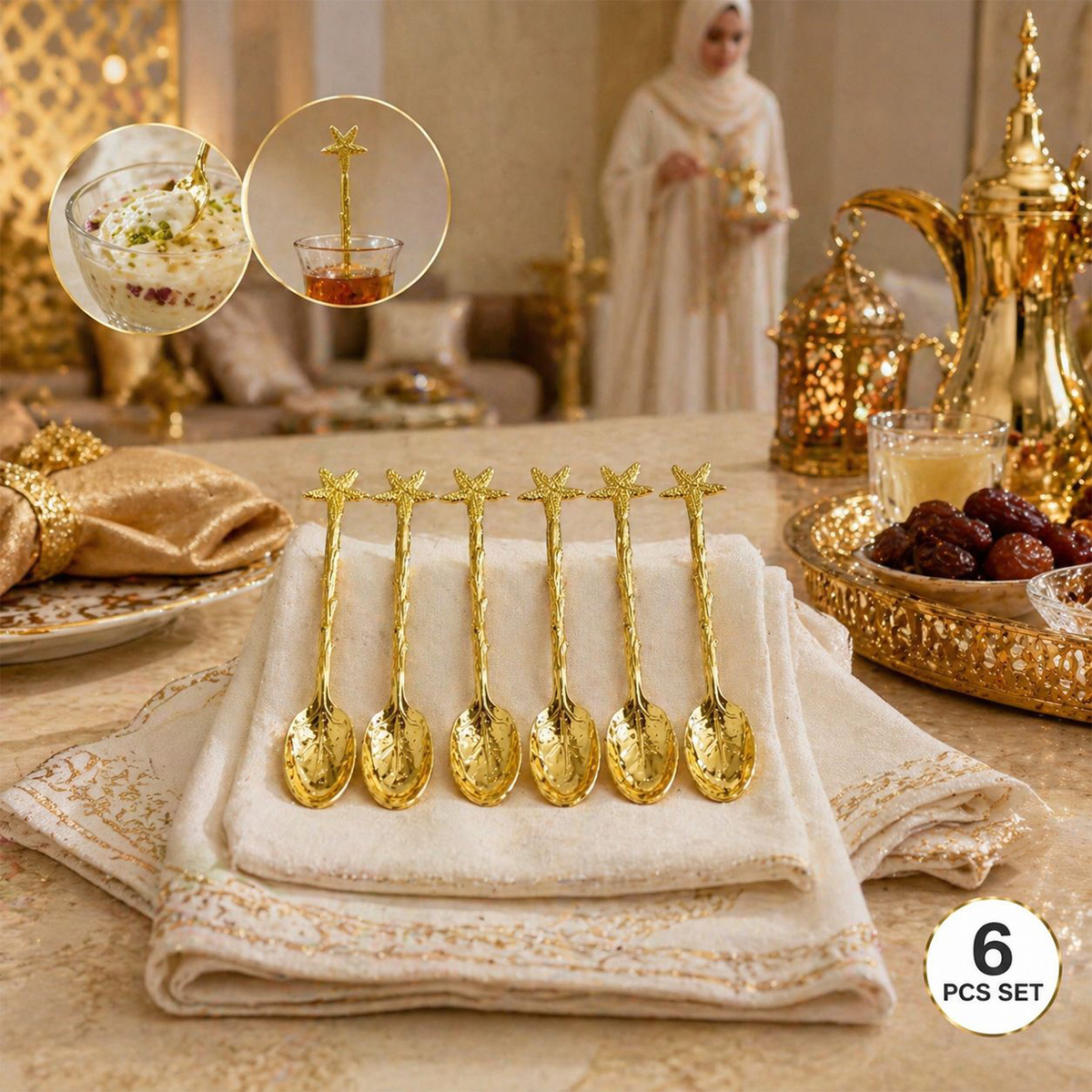 Stainless Steel Tea Spoon Set 6 Piece