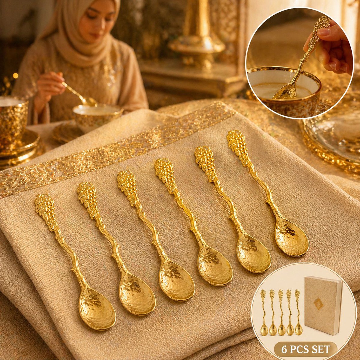 Stainless Steel Tea Spoon Set 6 Piece