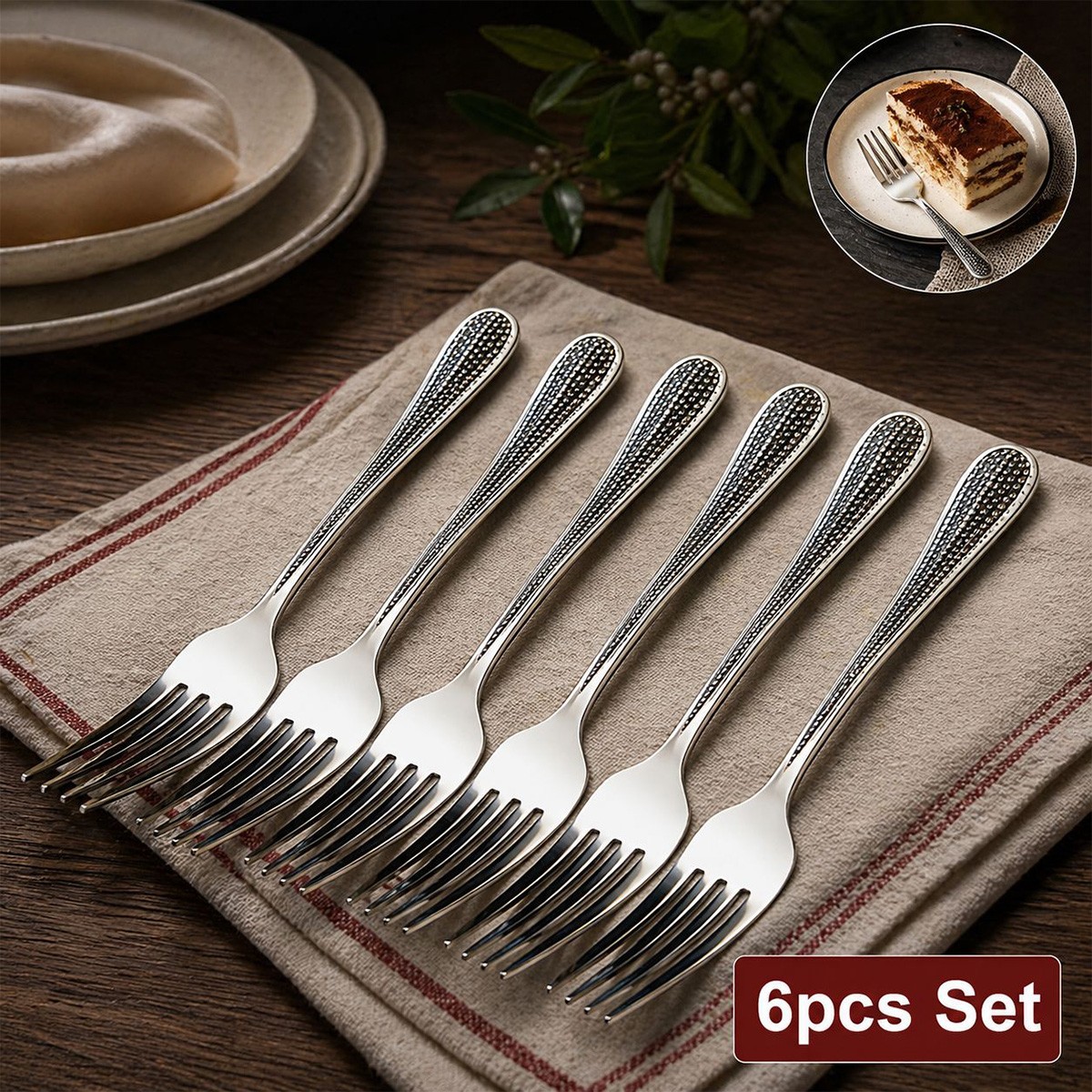 Tea Fork Set 6 Piece
