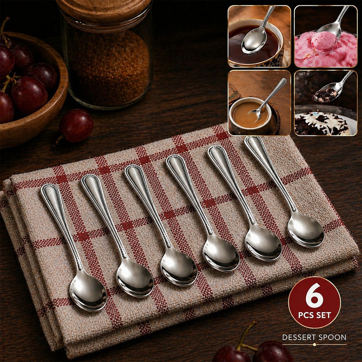 Coffee Spoon Set 6 Piece