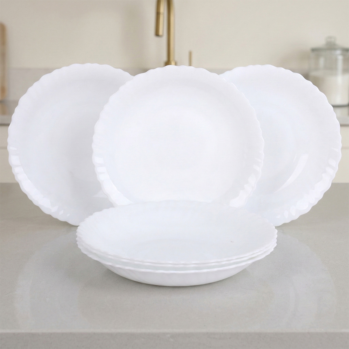 White Soup Plate 8.5 Inch
