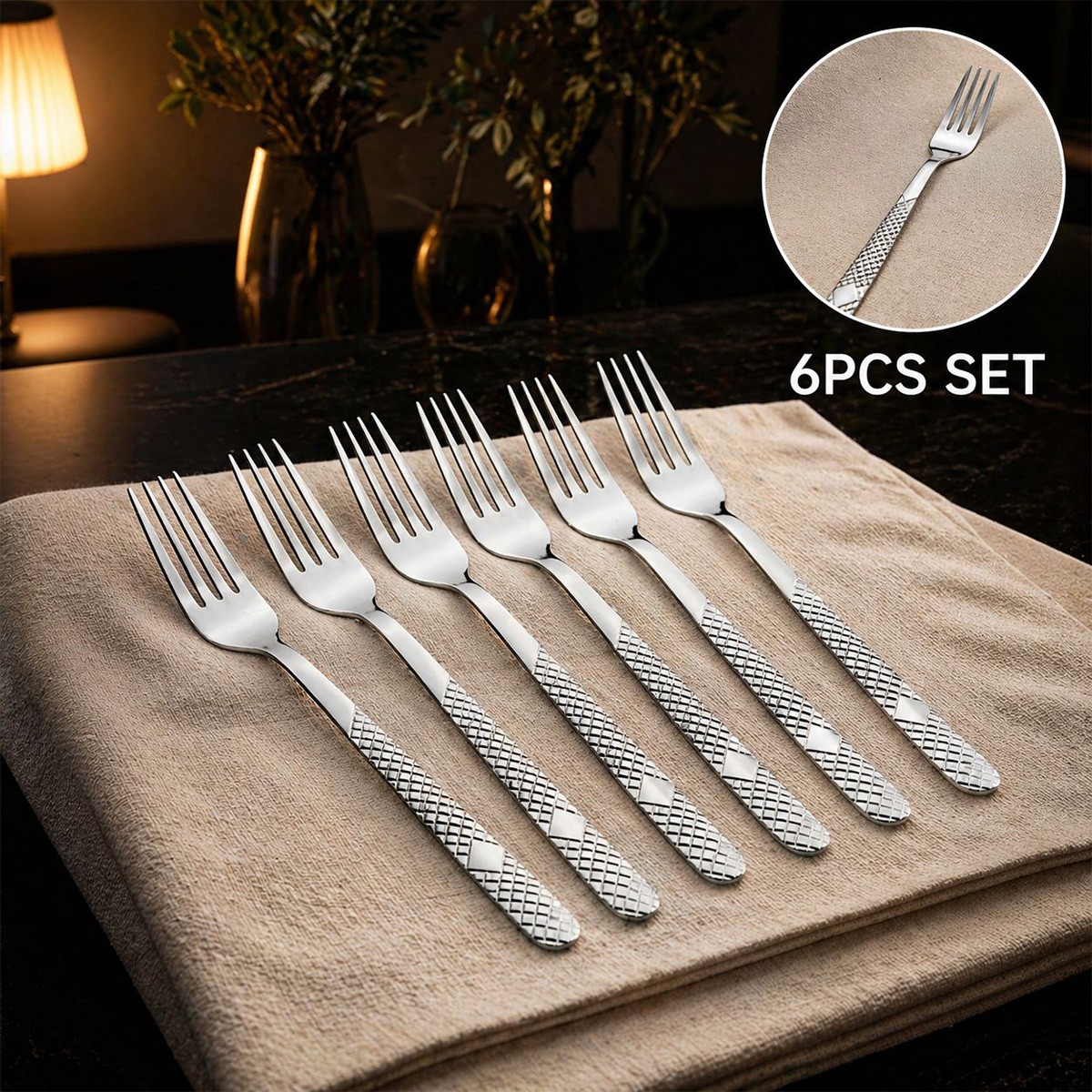 Dinner Fork Set 6 Piece