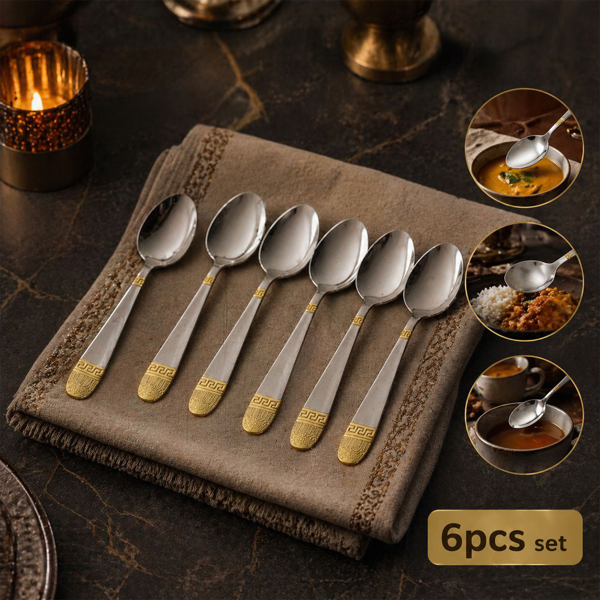 Dinner Spoon Set 6 Piece