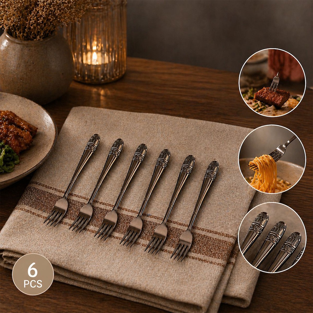 Tea Fork Set 6 Piece