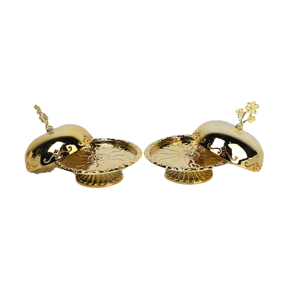 Gold Metal Candy Bowl
