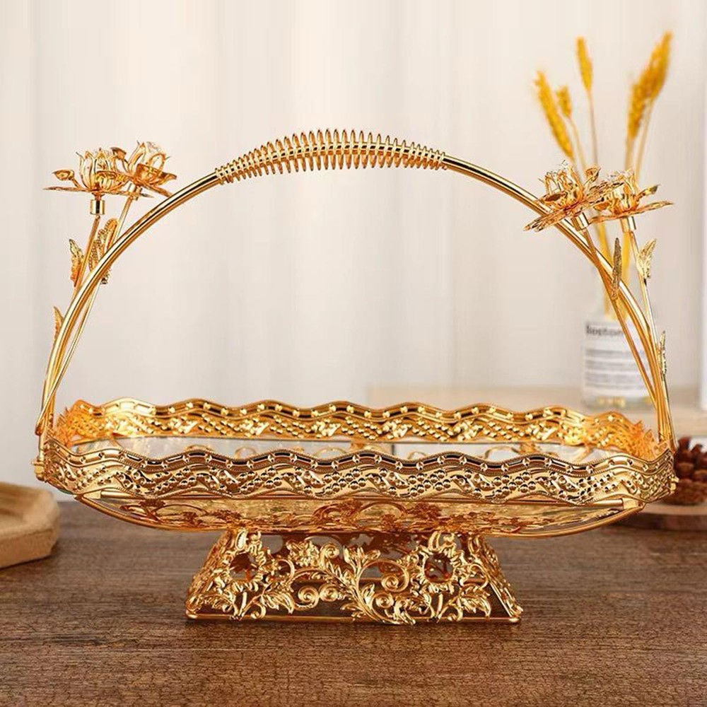 Rectangular Fruit Bowl with Handle
