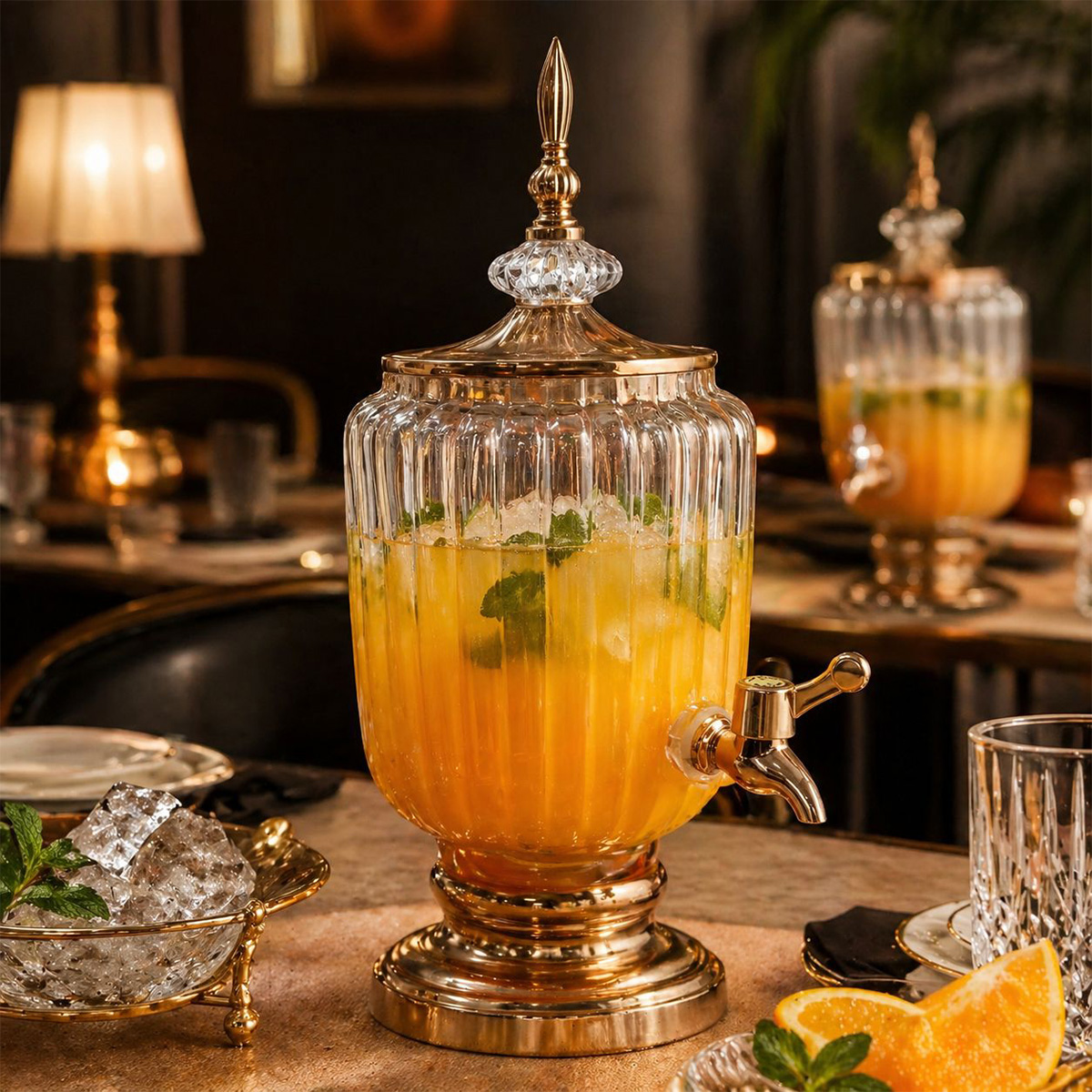 Amber Glass Juicer