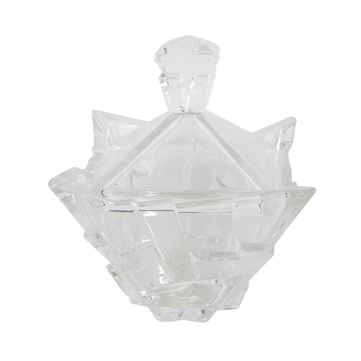 Glass Candy Bowl with Lid
