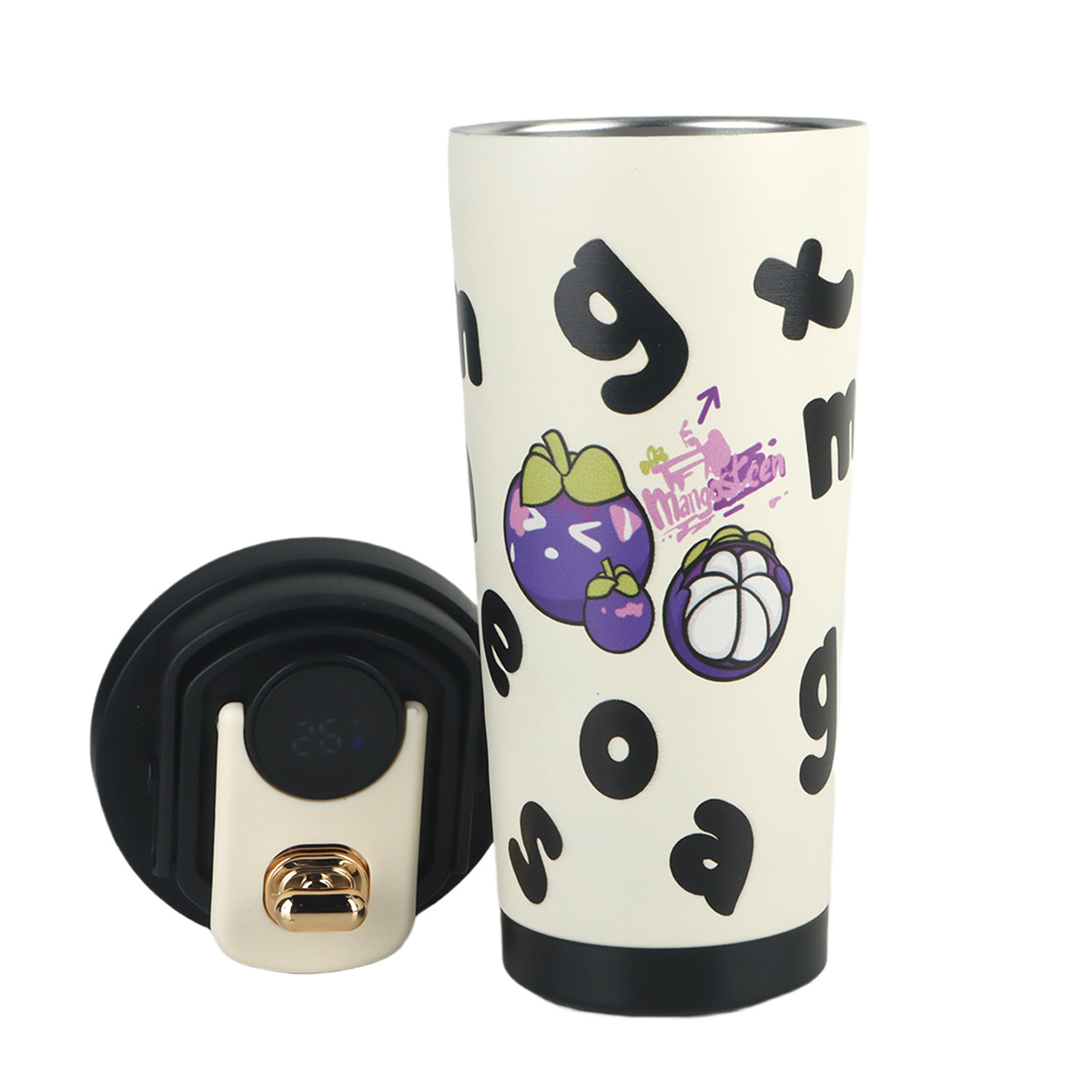 Printed Stainless Steel Travel Mug 600ml