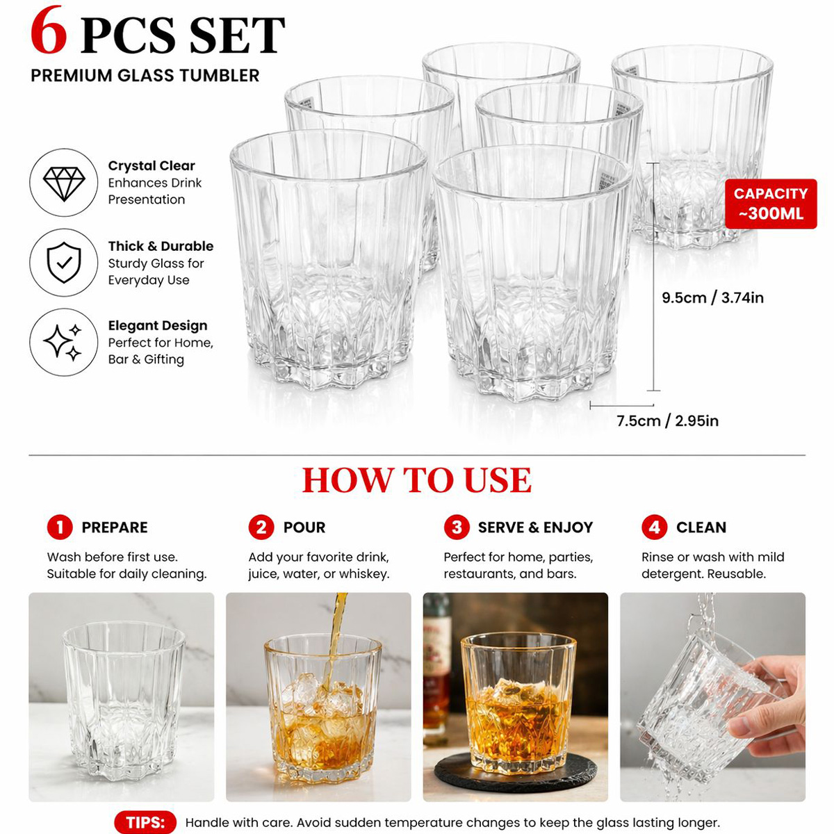 Istiken Glass Set 12 Piece