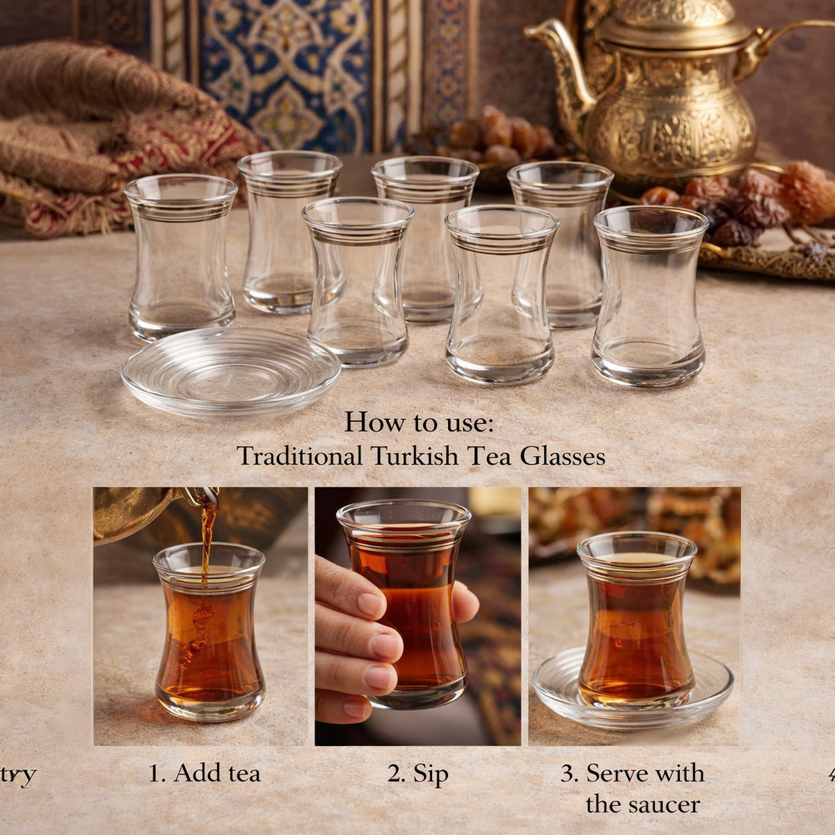 Istiken Glass Set 12 Piece
