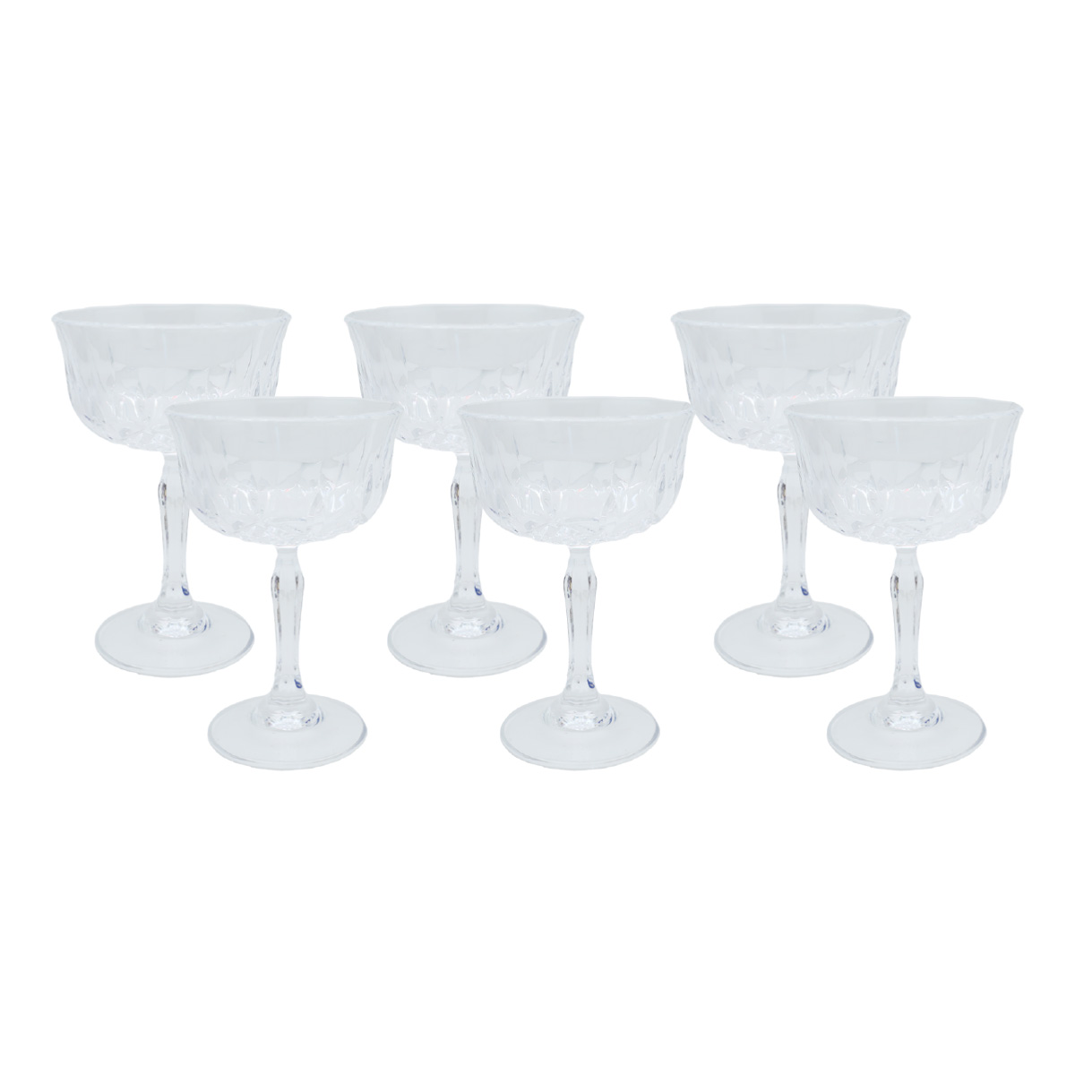 Glass Ice Cream Cup Set 6 Piece