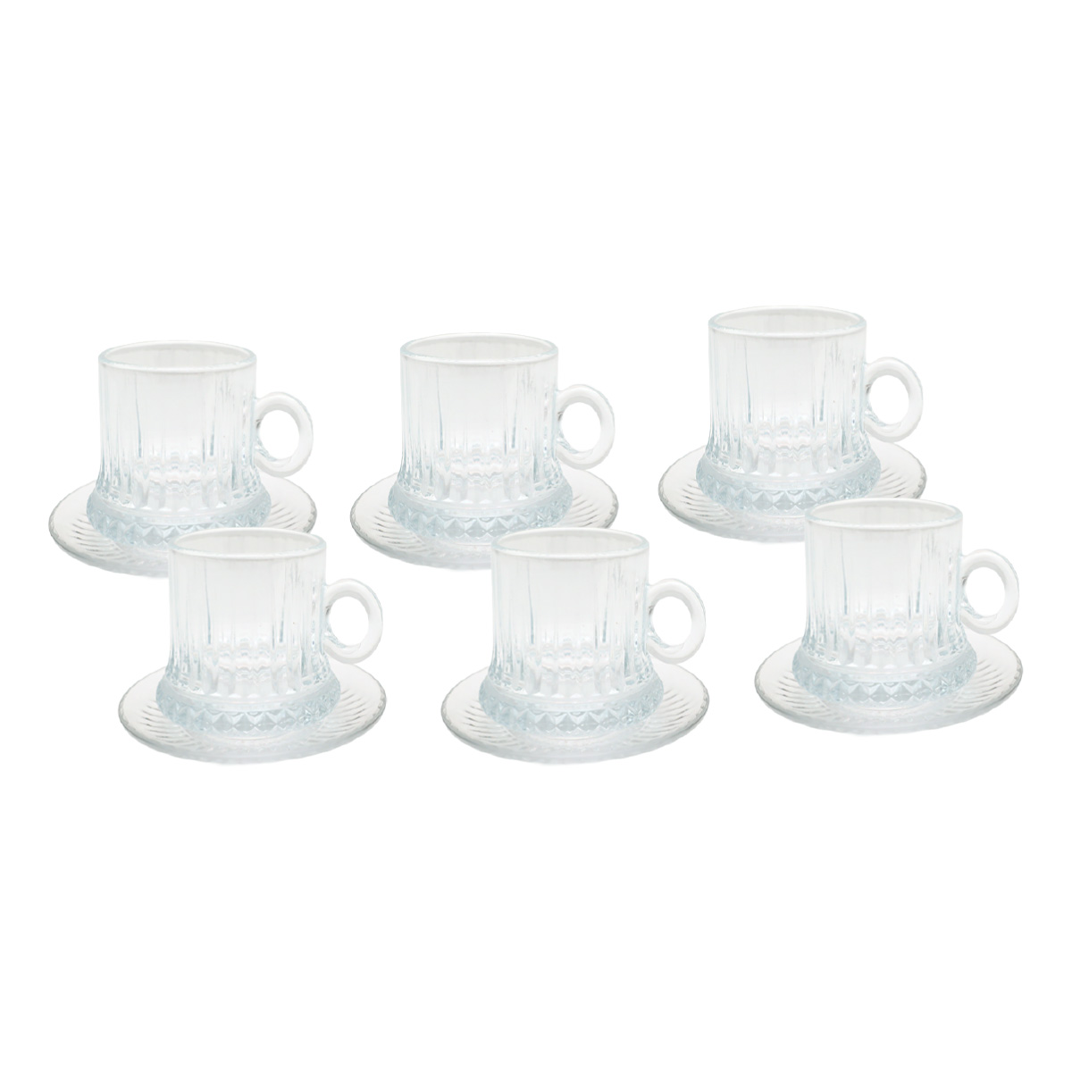 Tea Cup & Saucer Set 12 Piece