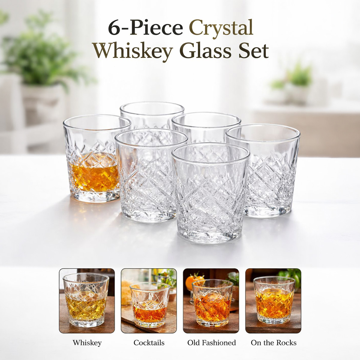 Water Glass Set 6 Piece
