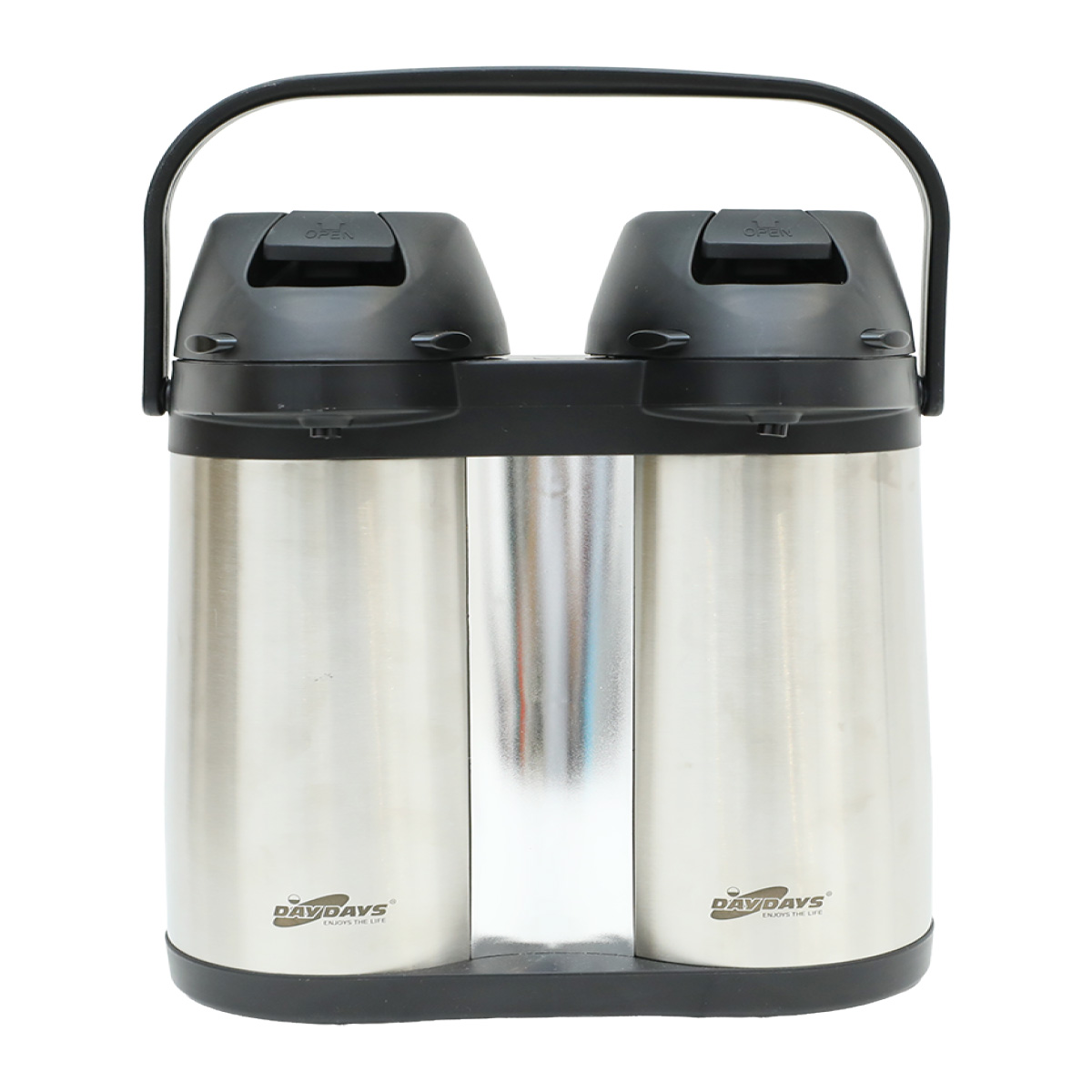 Double Air Pump Flask Set 1.9L + 1.9L