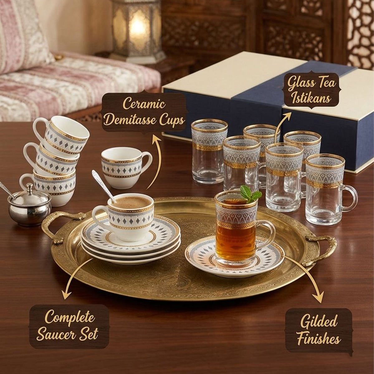Ceramic Istiken Set 36 Piece