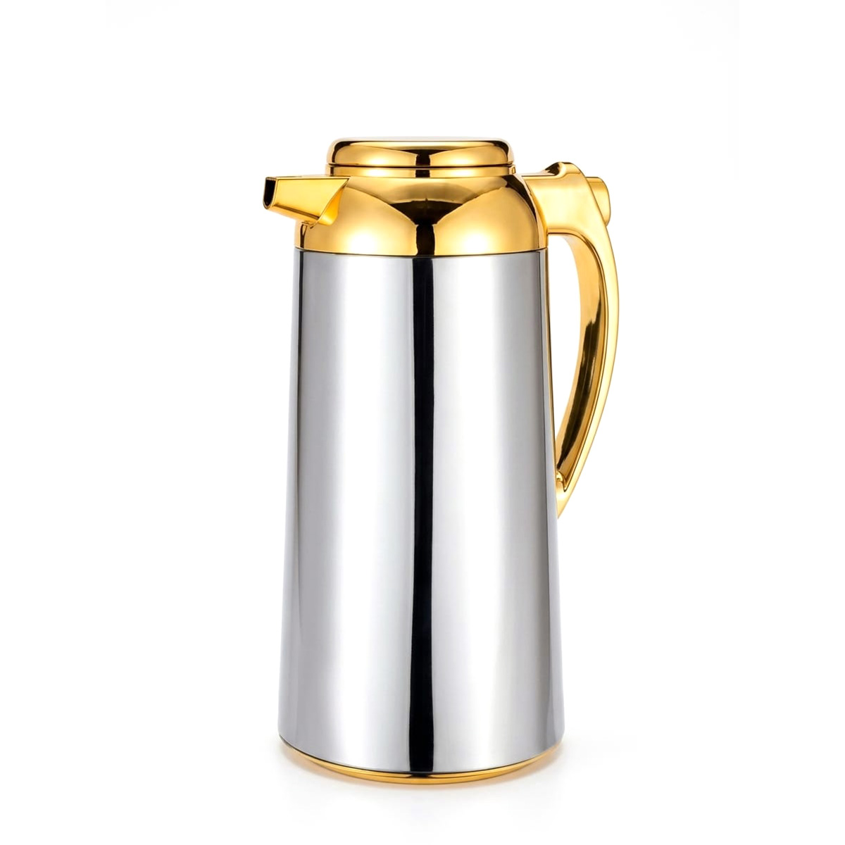 Stainless Steel Body Flask Black 1.3L