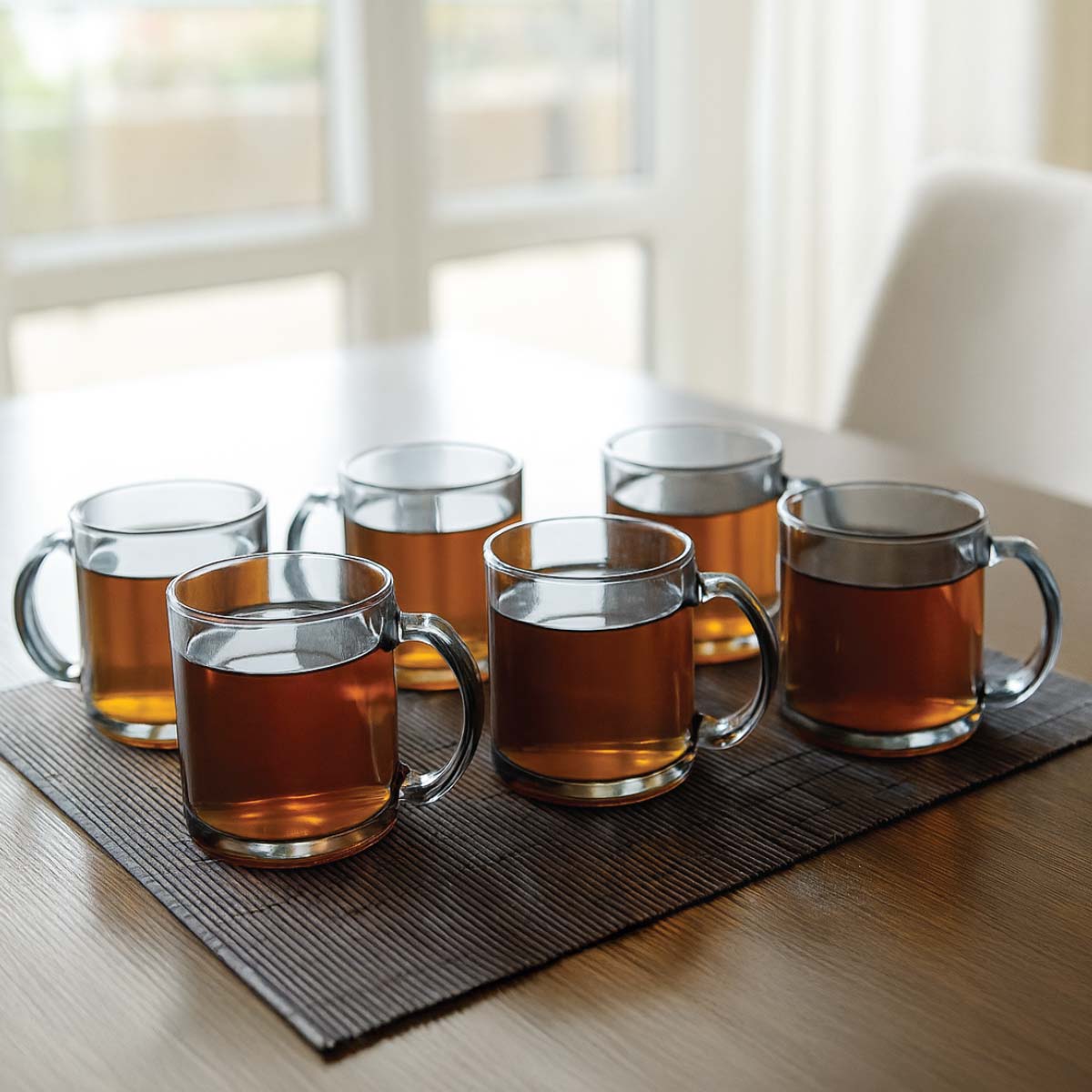 Glass Mug Set 6 Piece