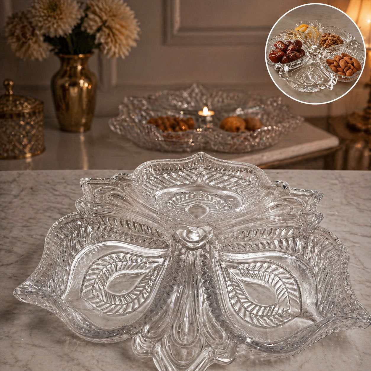 Glass Candy Bowl