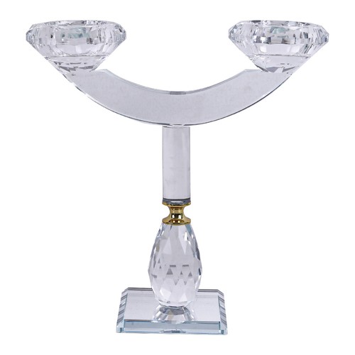 Glass Candle Holder
