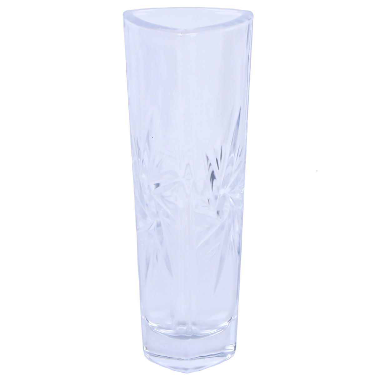 Transparent Glass Vase 18cm