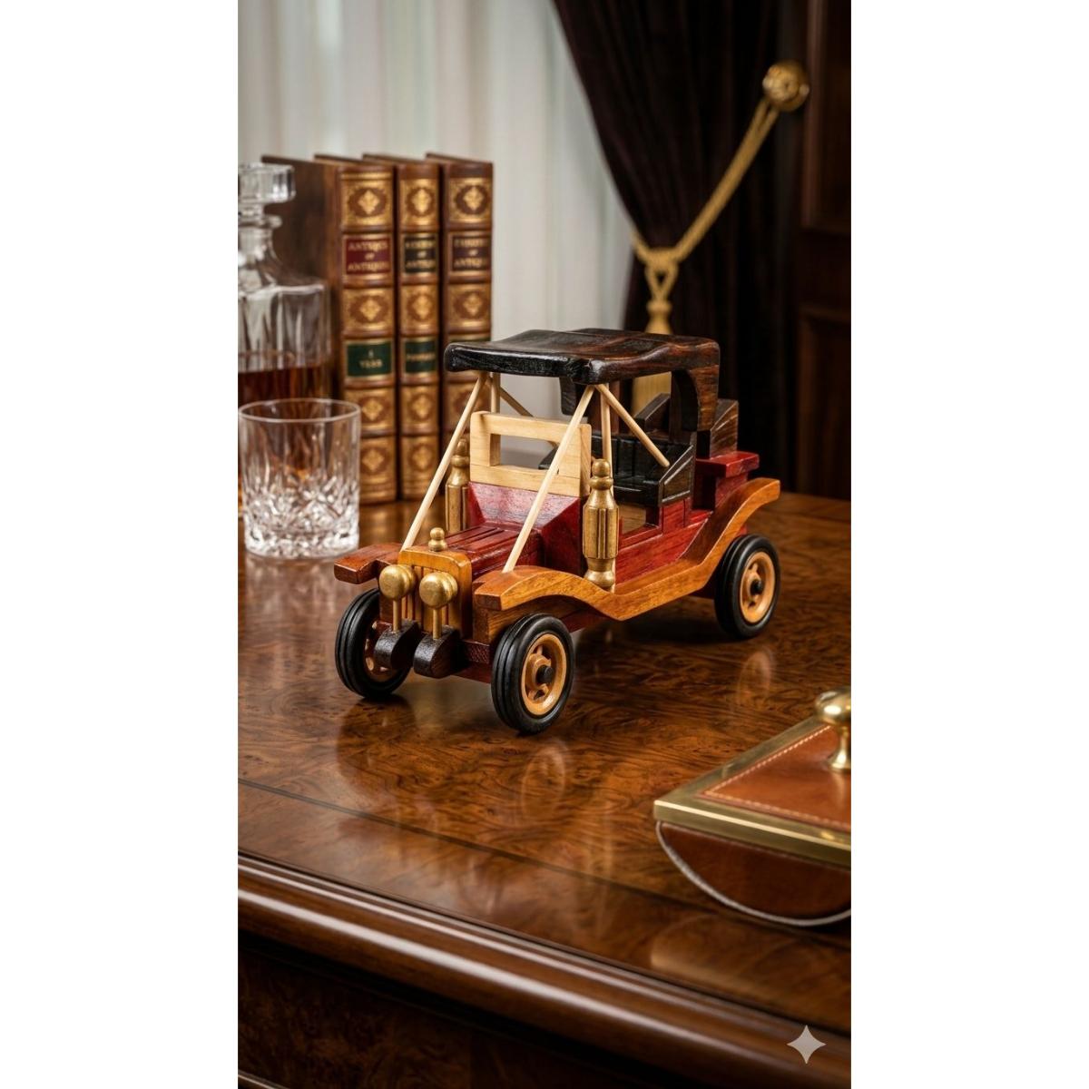 Wooden Decoration Car Medium