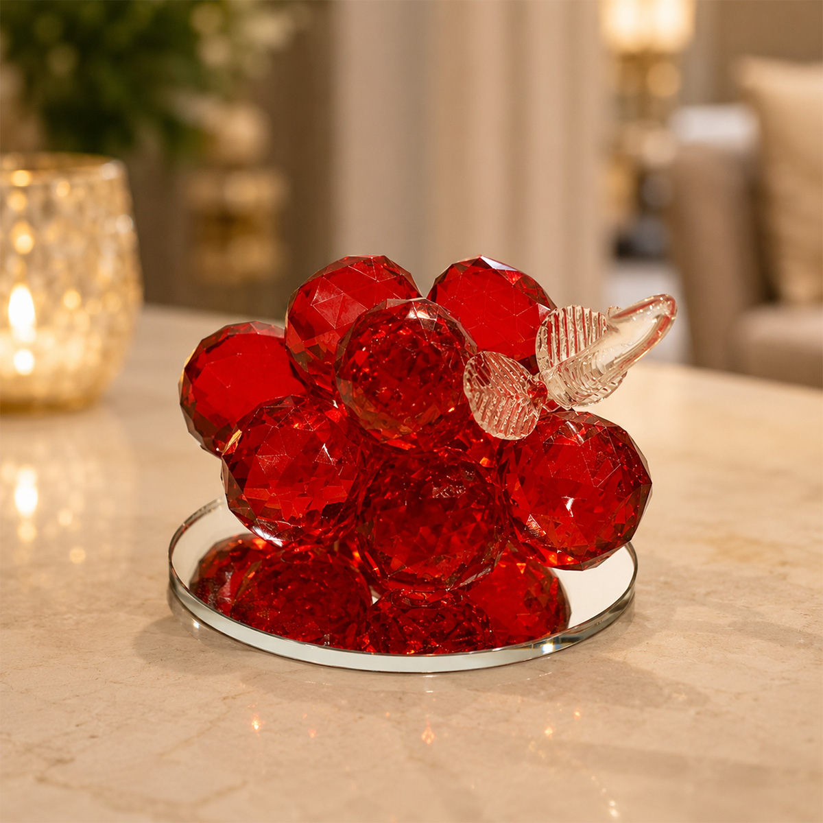 Crystal Grape Ornament