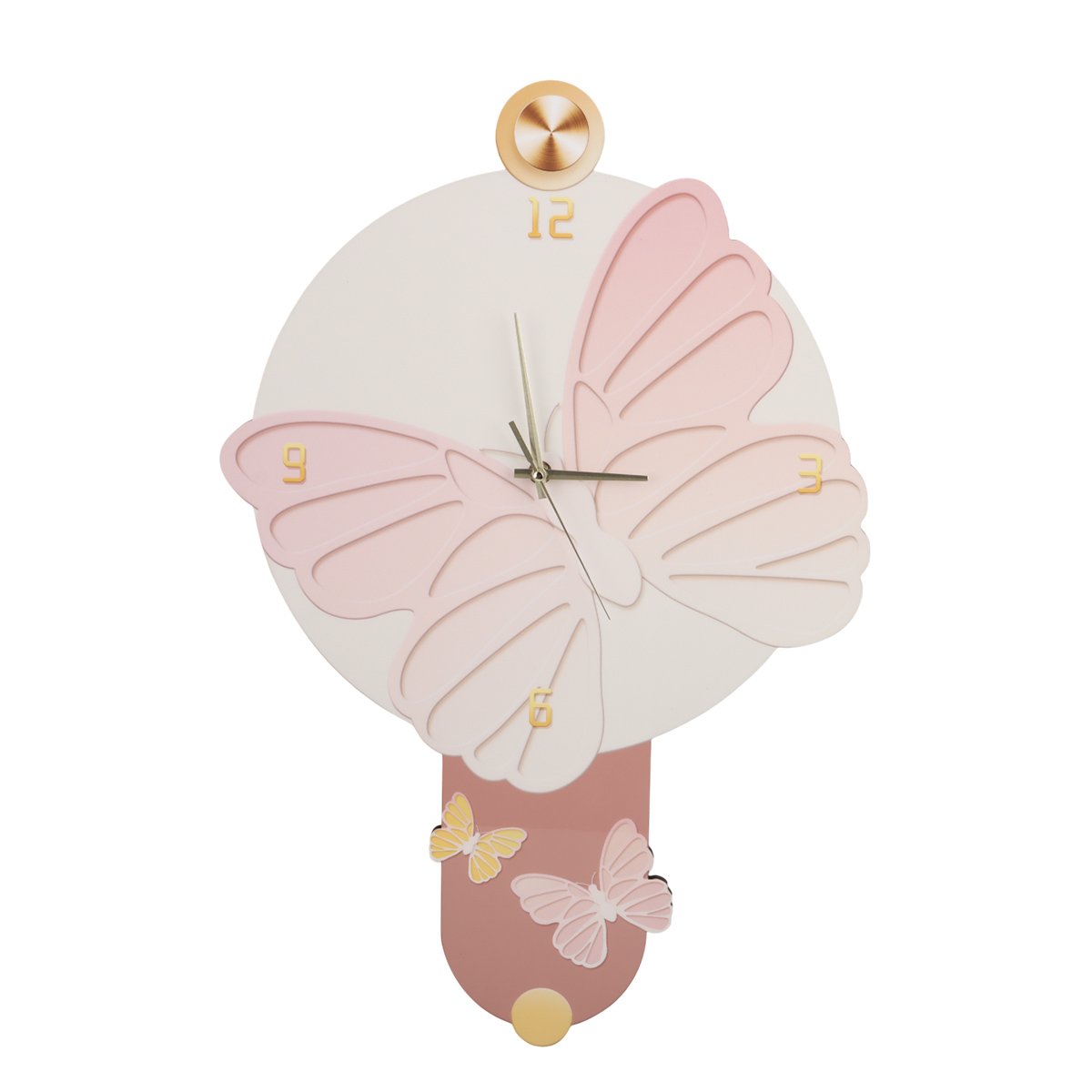 Butterfly Design Quartz Wall Clock