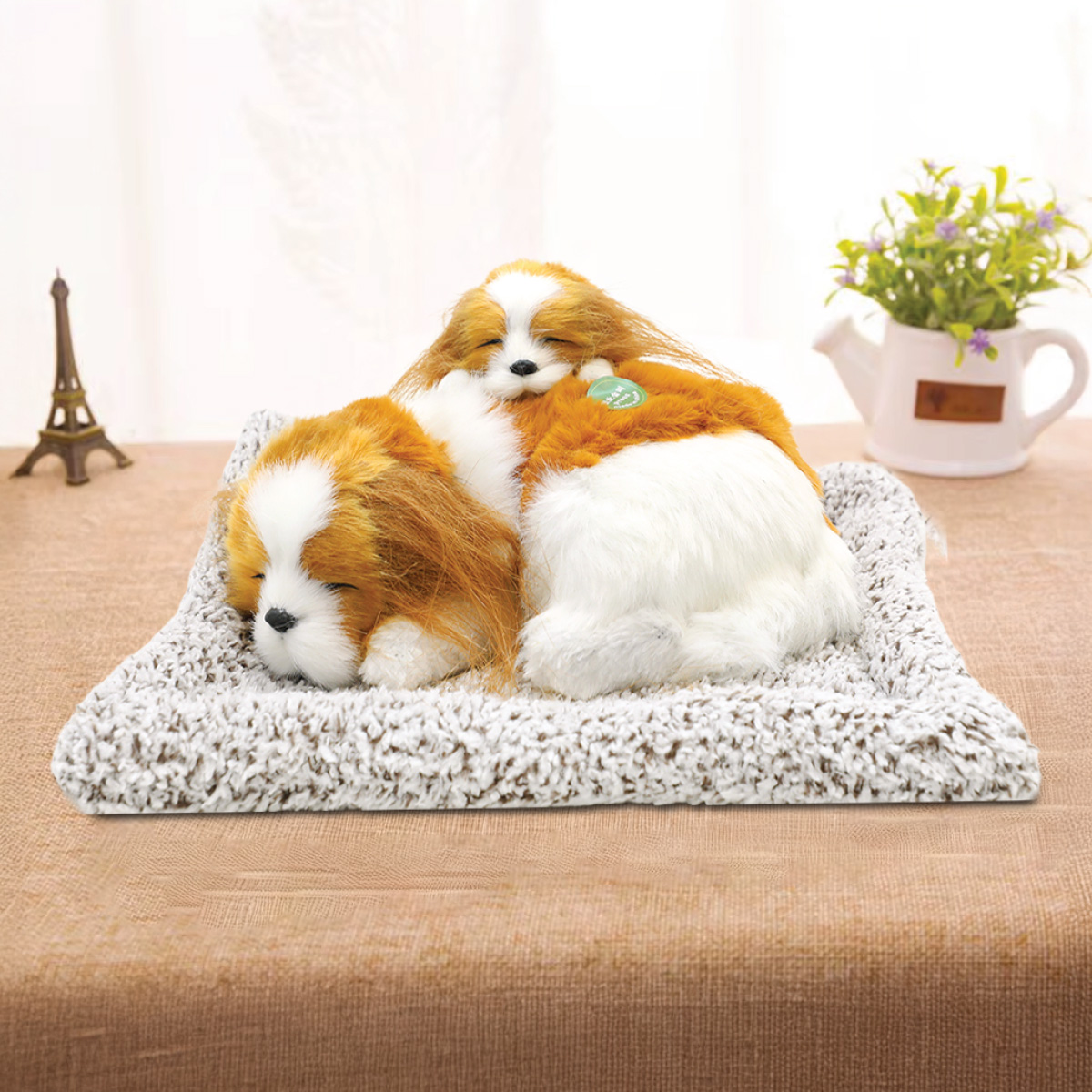 Sound-Activated Dog Figurine