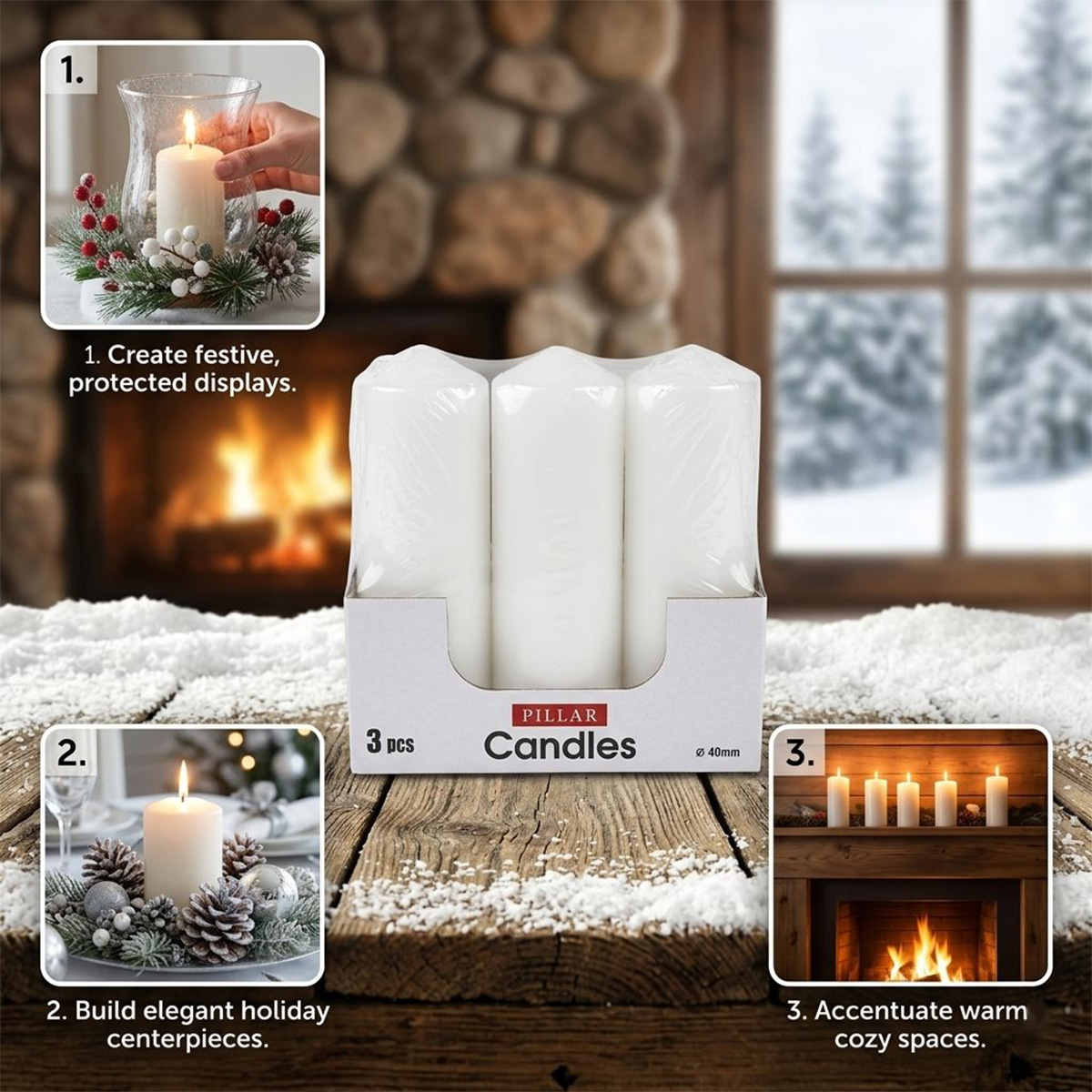 Candle 3 Piece