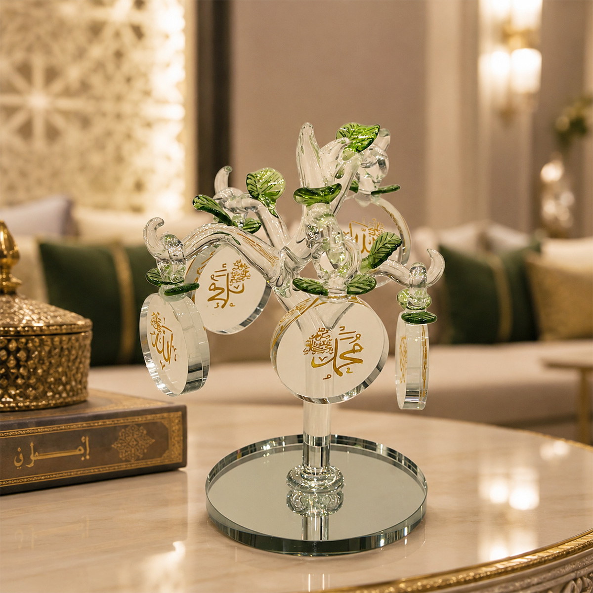 Crystal Quran Ornament