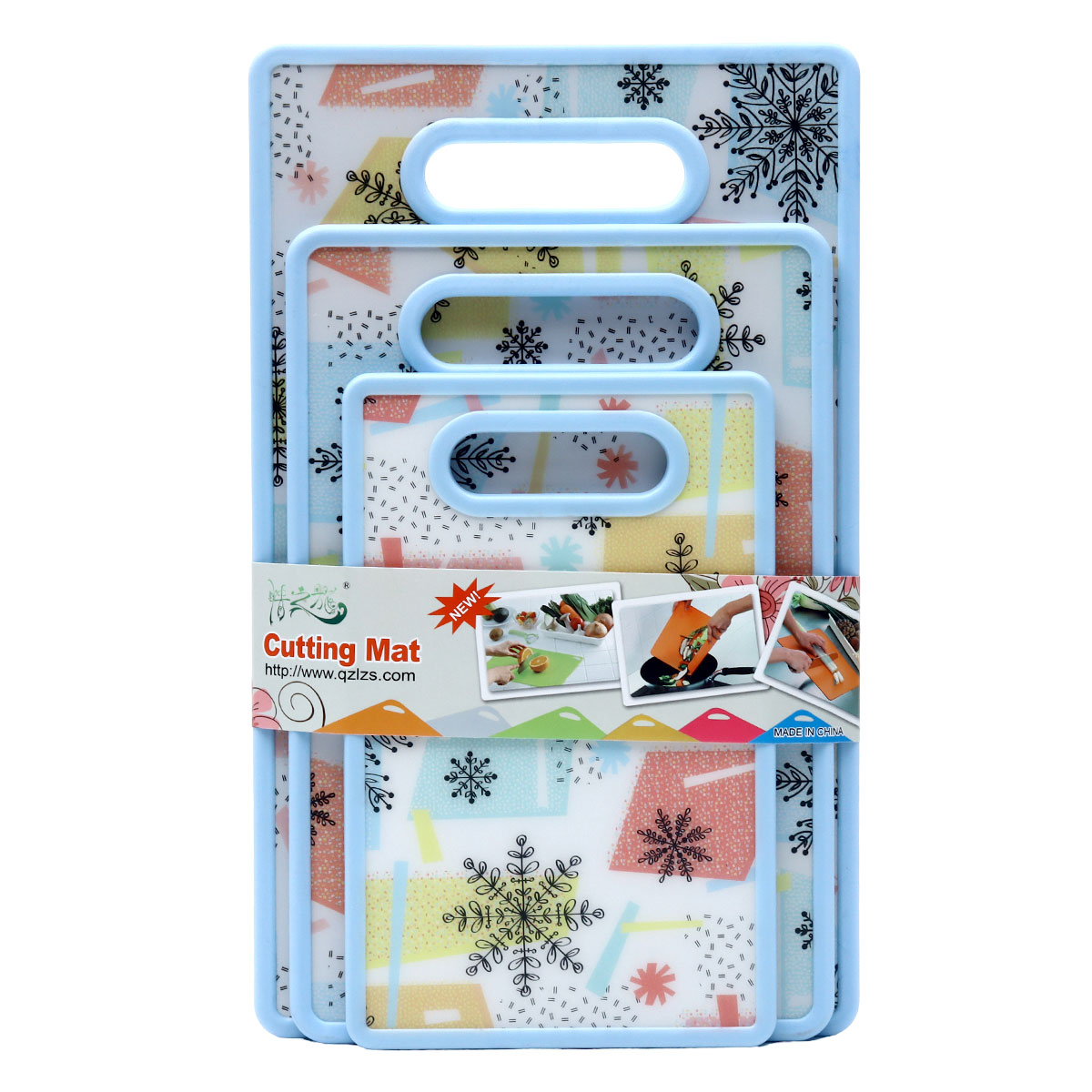 Plastic Cutting Board Set 3 Piece