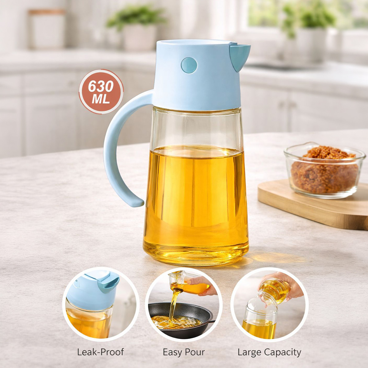 Glass Oil Bottle