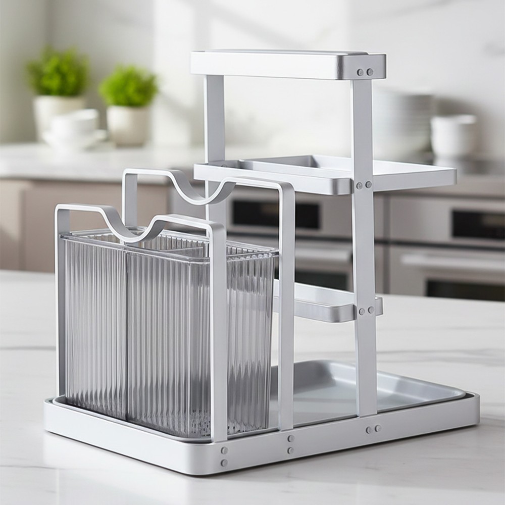 Metal Kitchen Organizer Rack
