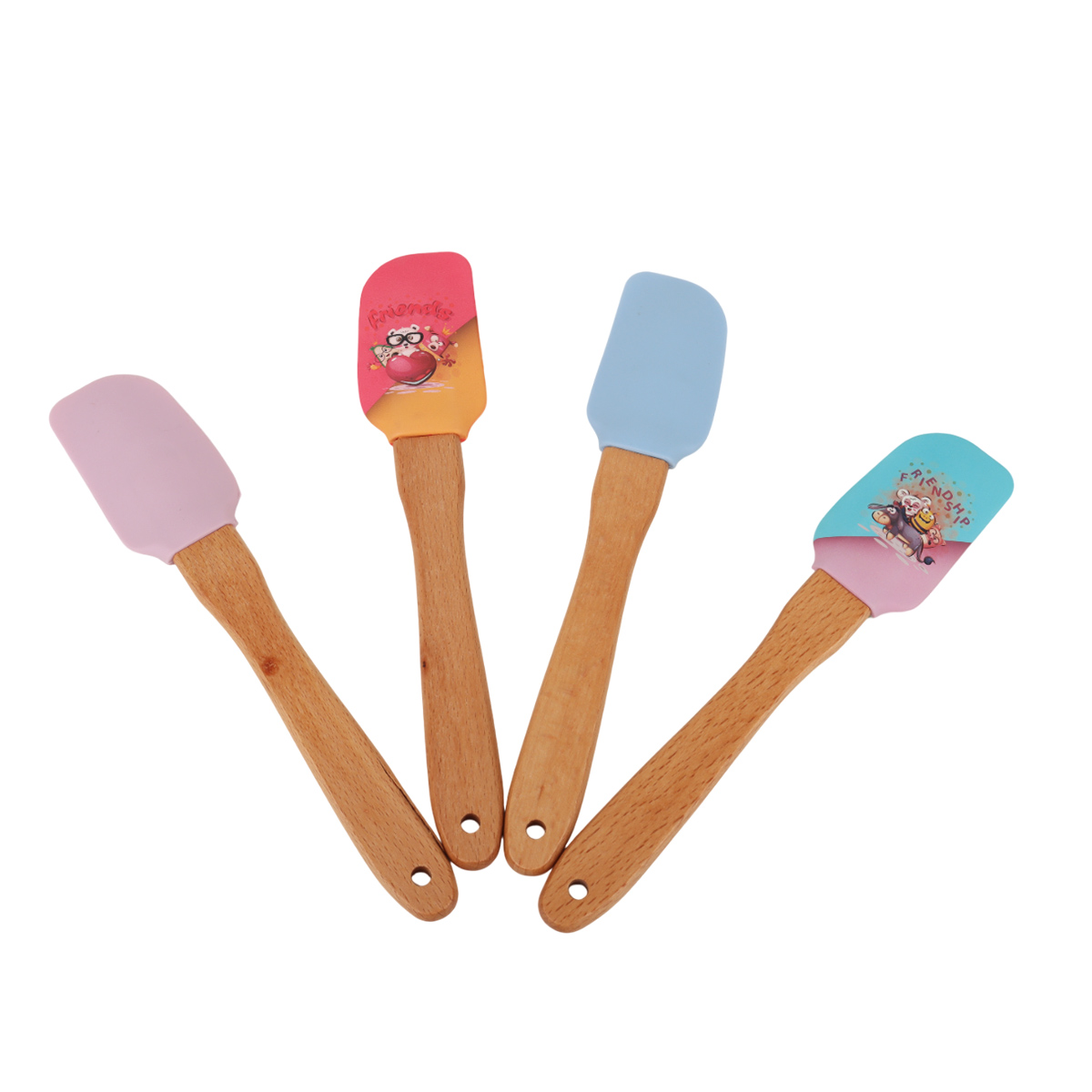 Silicone Spatula Set 4 Piece